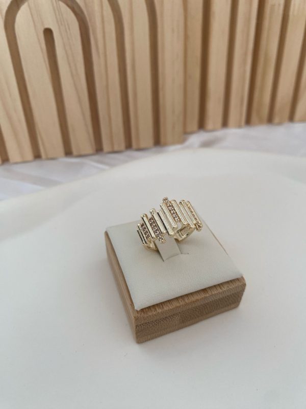 Bague NINA Or & Strass