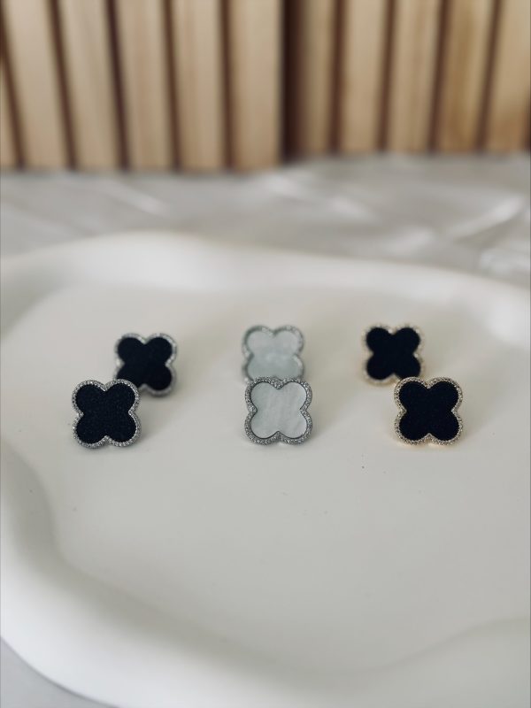 Boucle d'oreilles Grand trèfle