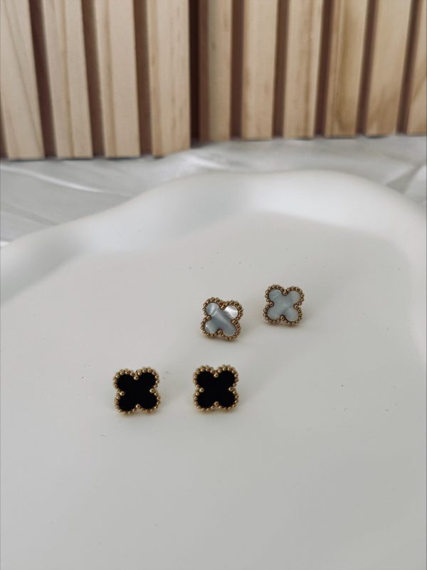Boucle d'oreilles Trèfle